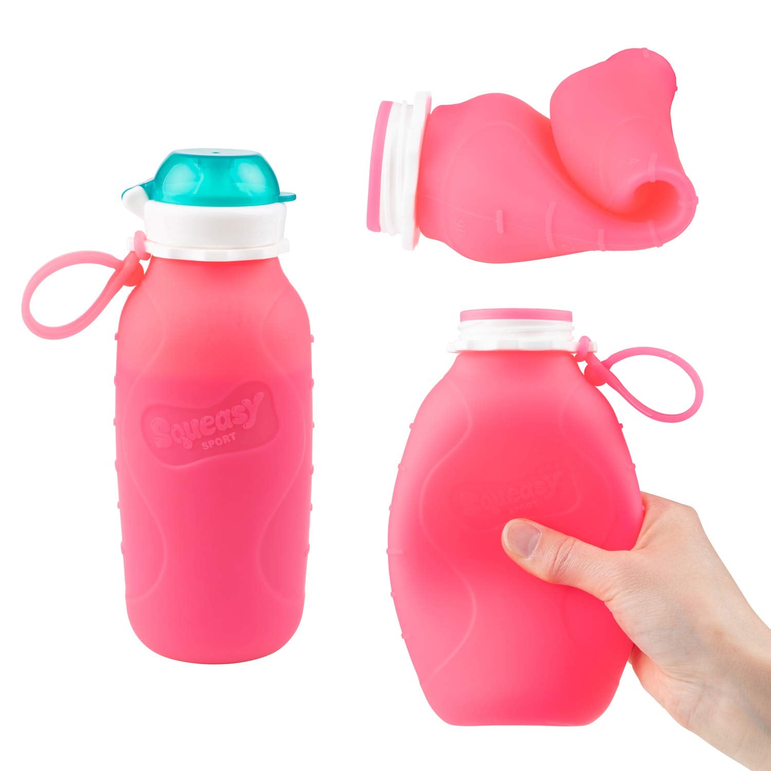 No-Spill Sport Bottle, EasyGear™ Squeasy Snacker