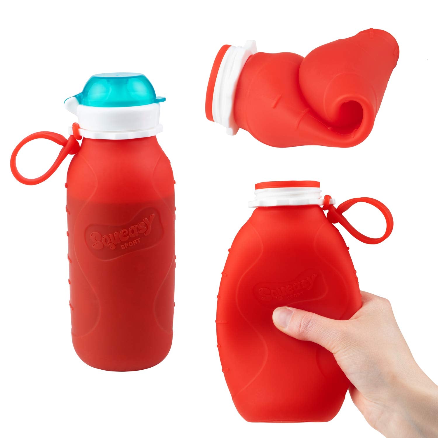 No-Spill Sport Bottle, EasyGear™ Squeasy Snacker