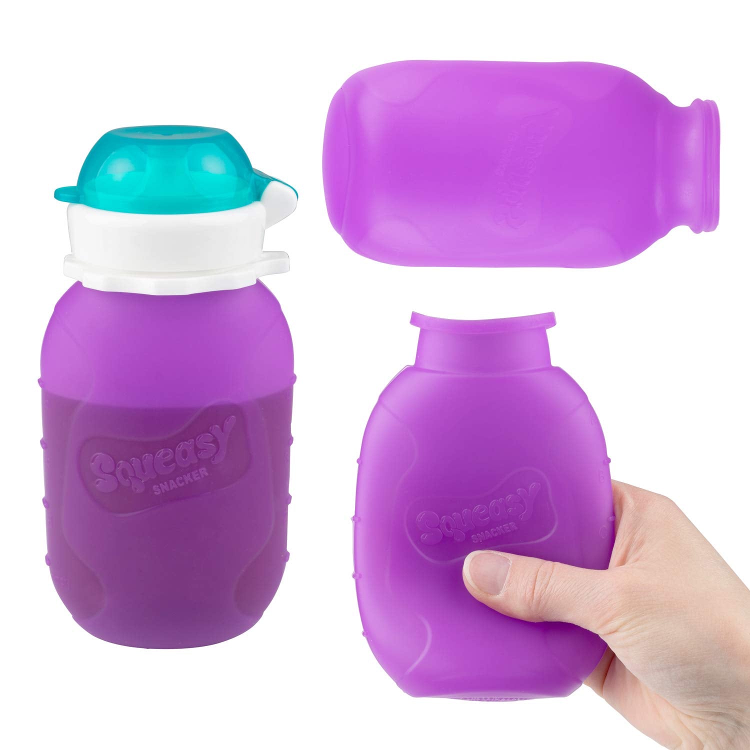 No-Spill Sport Bottle, EasyGear™ Squeasy Snacker